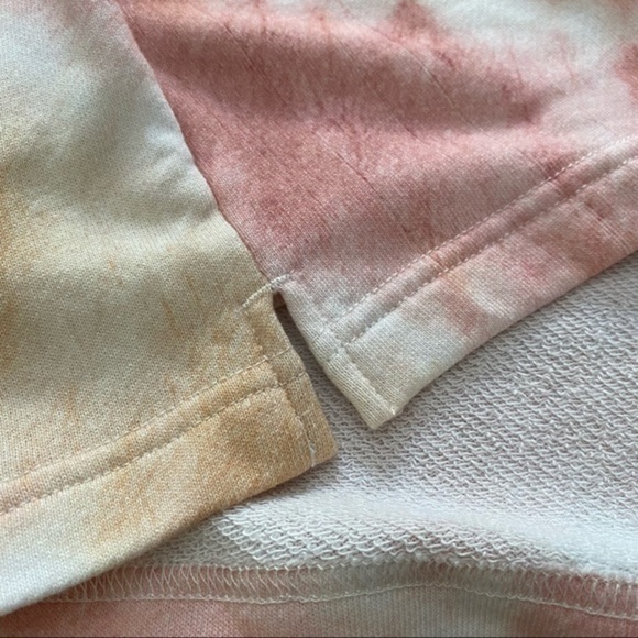 Rails Pink Orange Sunset Tie Dye Jane Pull On Sweat Shorts - Picture 9 of 15